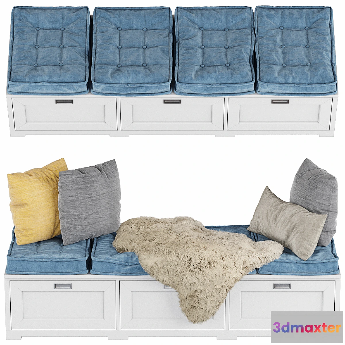 1336886 - Cupboard with pillows 001 3D Max