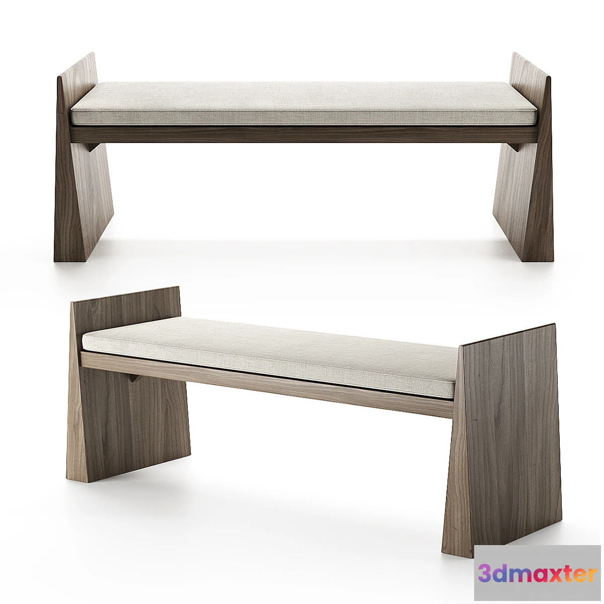 1337294 - Marco Accent Bench by BD Studio 3D Max