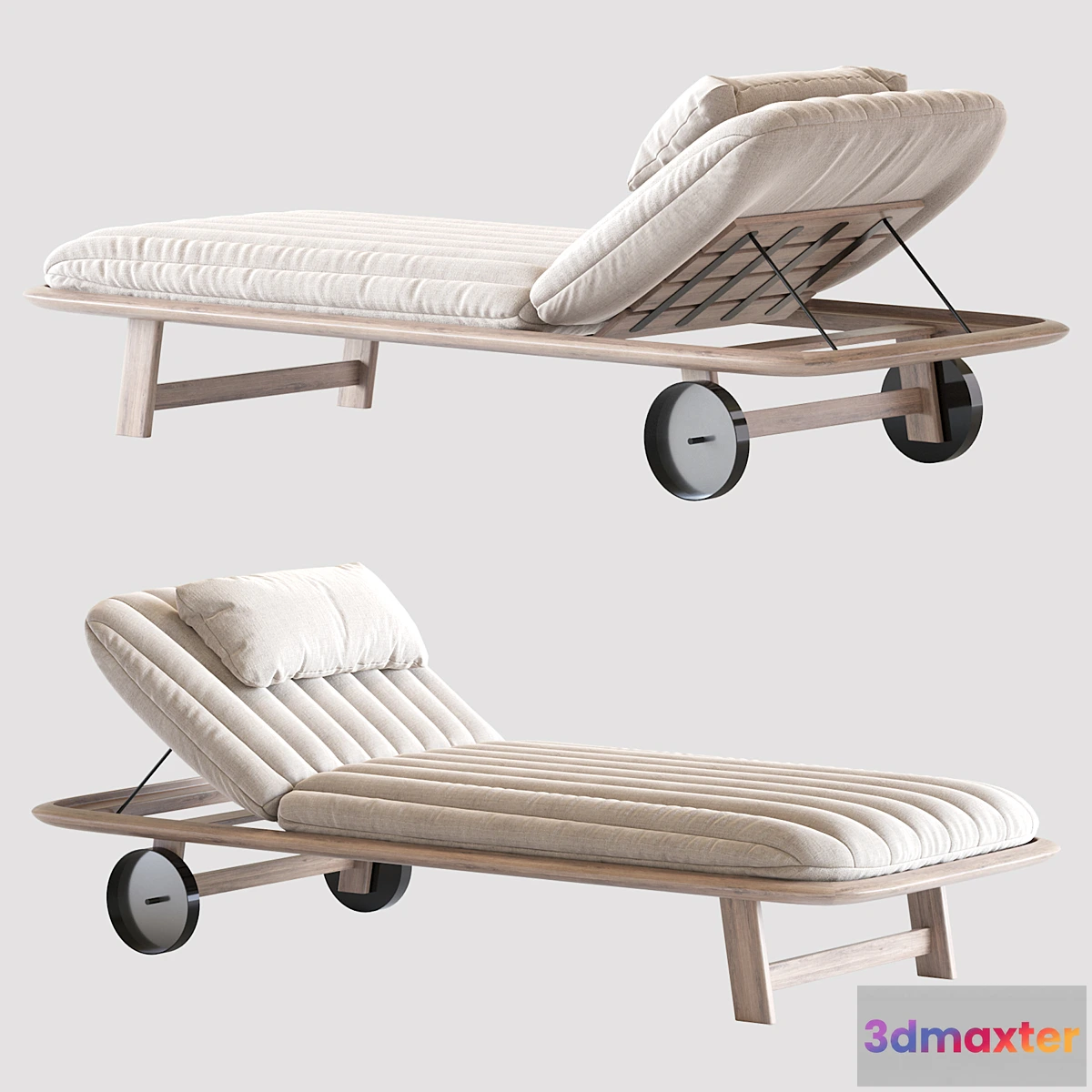 1337898 - Tellaro Sun Lounger by Exteta - No.2 3D Max