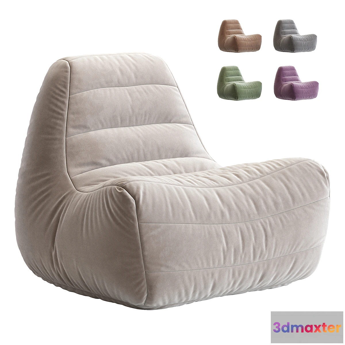 1340105 - Bean Bag Chair N7 3D Max
