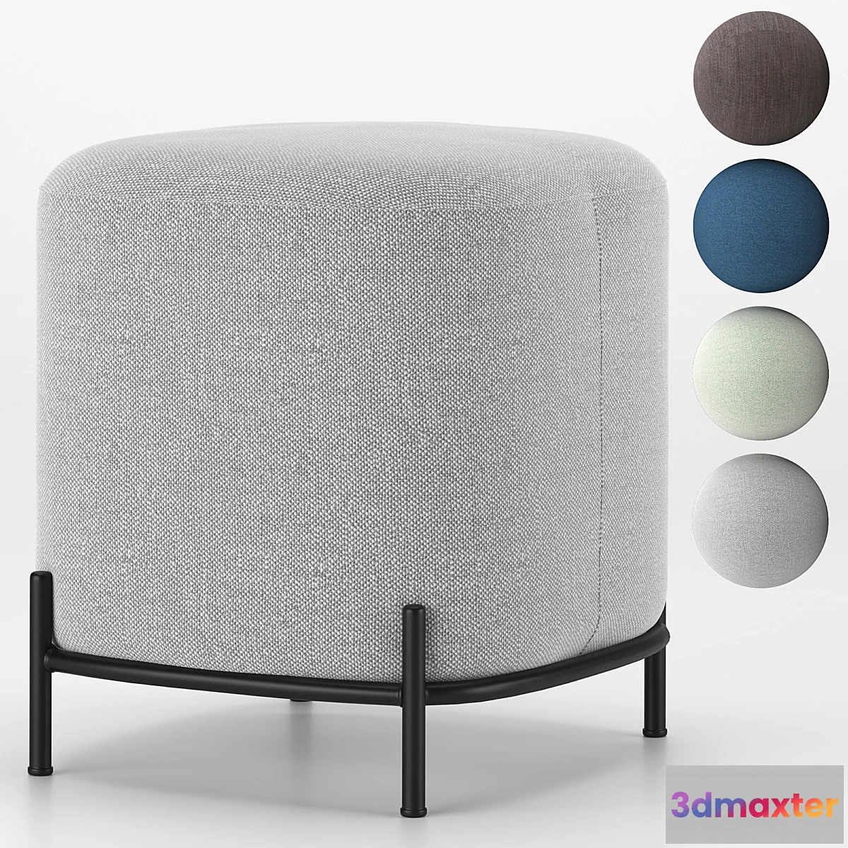 1340577 - Pouf Pawai 3D Max