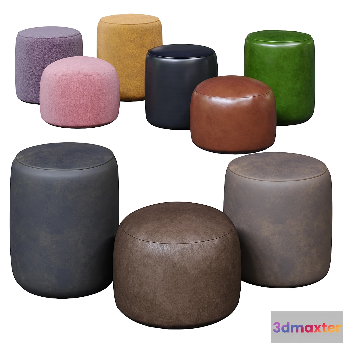 1341347 - Meble Taranko Aspen Puf 3D Max