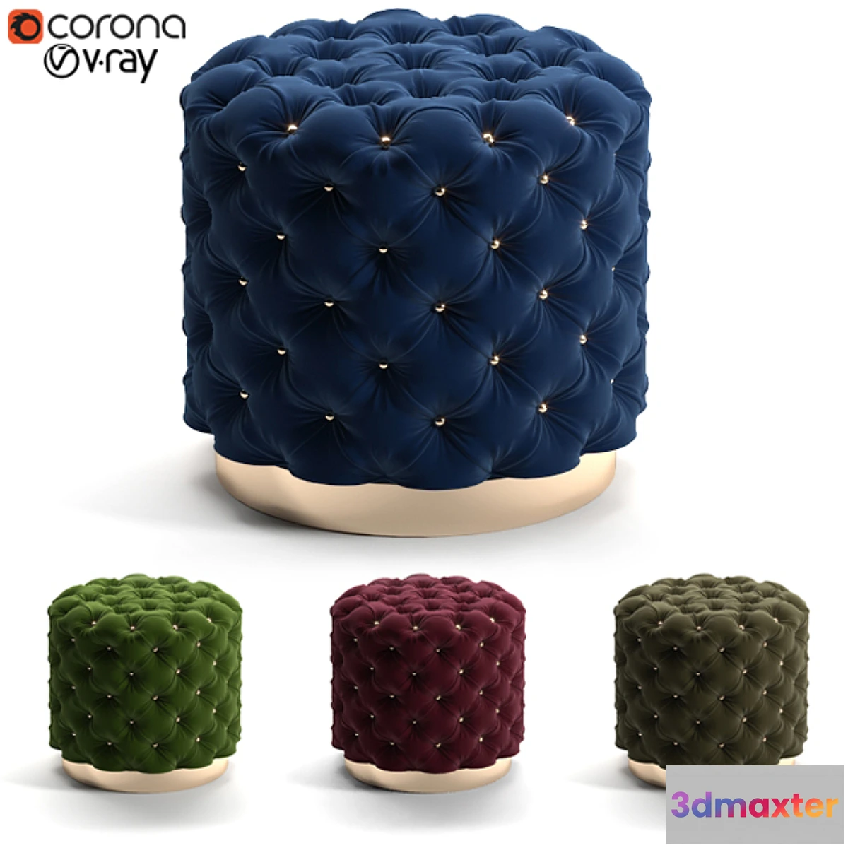 1345715 - pouf_001 3D Max