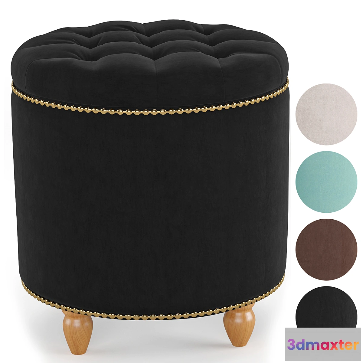 1346343 - Pouf Leset Classic 3D Max