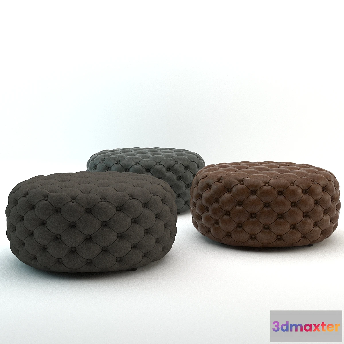 1347444 - Markus Large Ottoman 3D Max