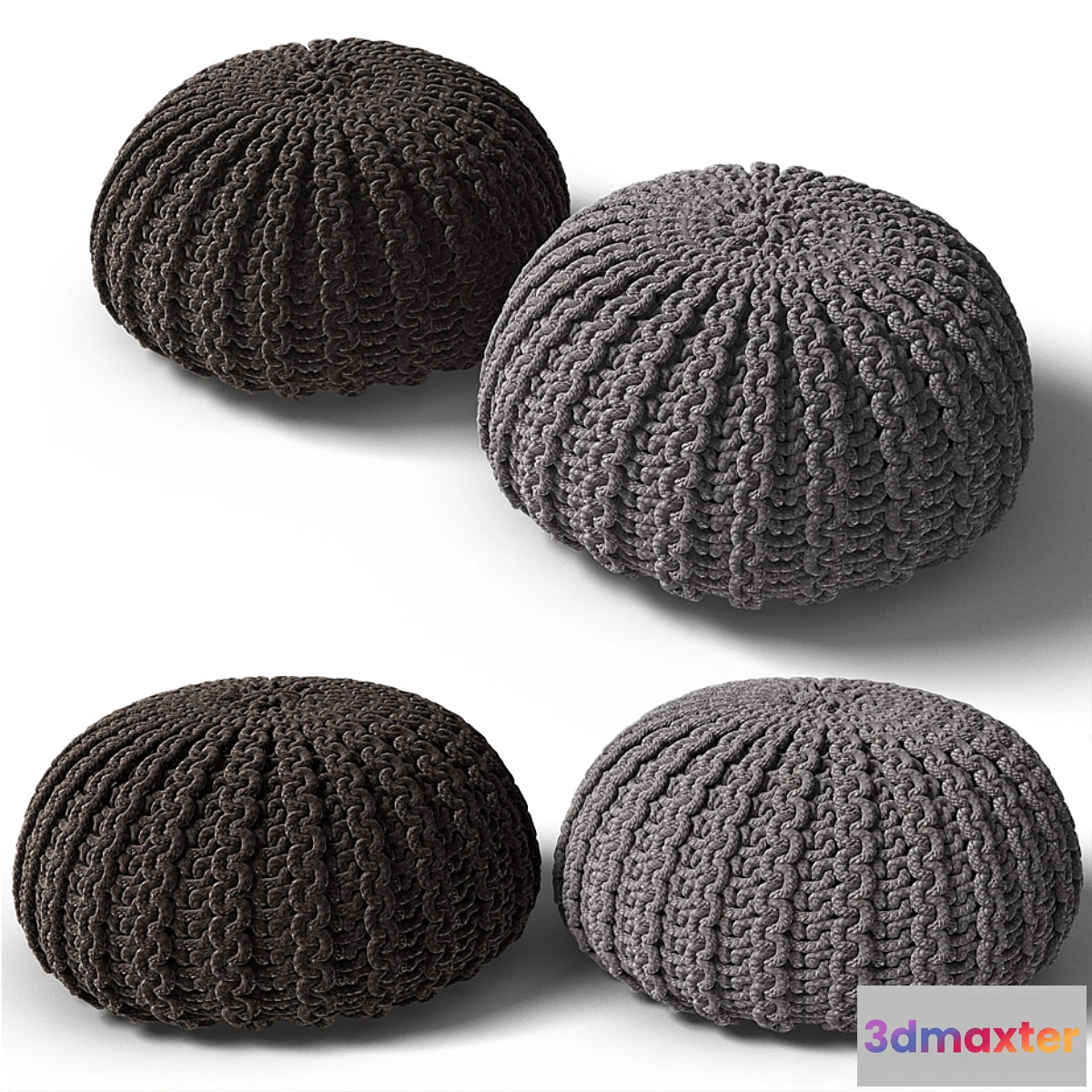 1351750 - Knitted poof 2 3D Max