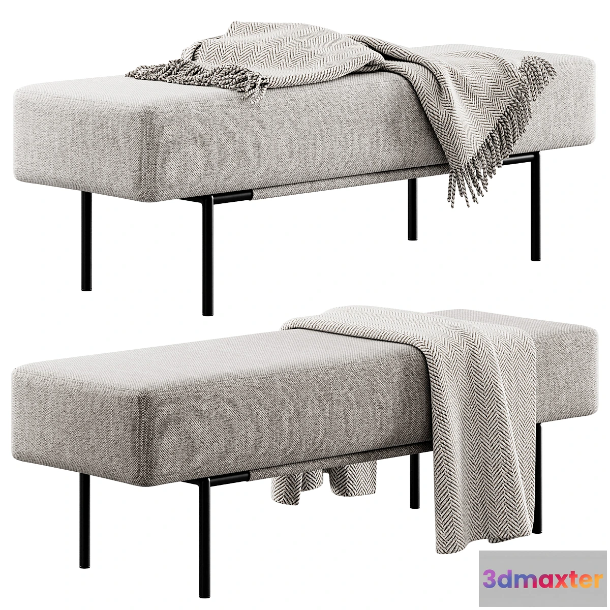 1355011 - Bench by Bouclair - No.2 3D Max