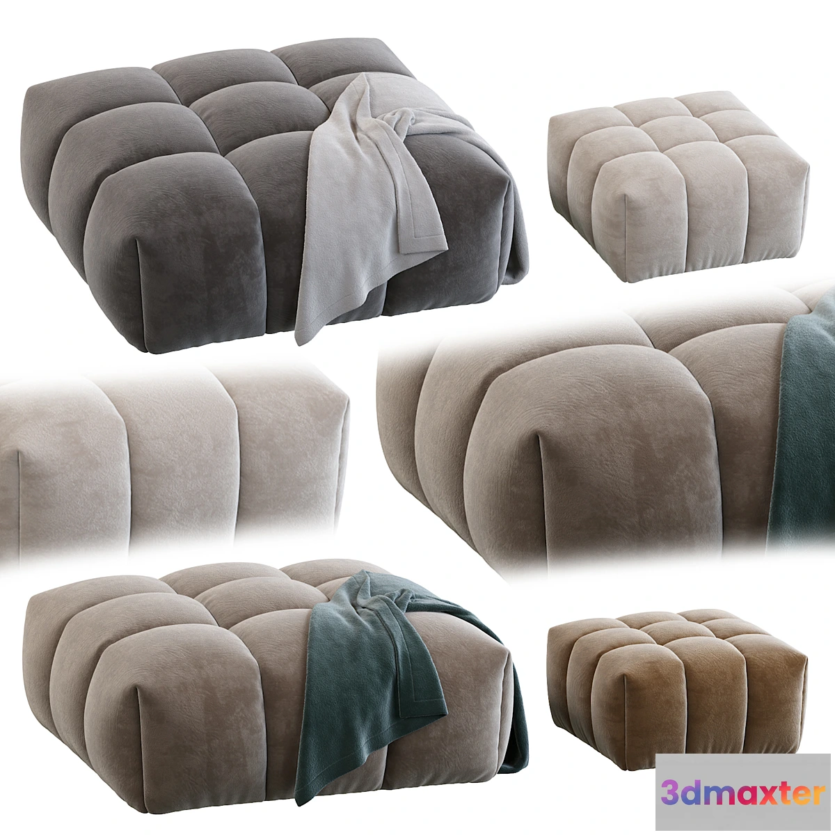 1356055 - Modern pouf 3D Max