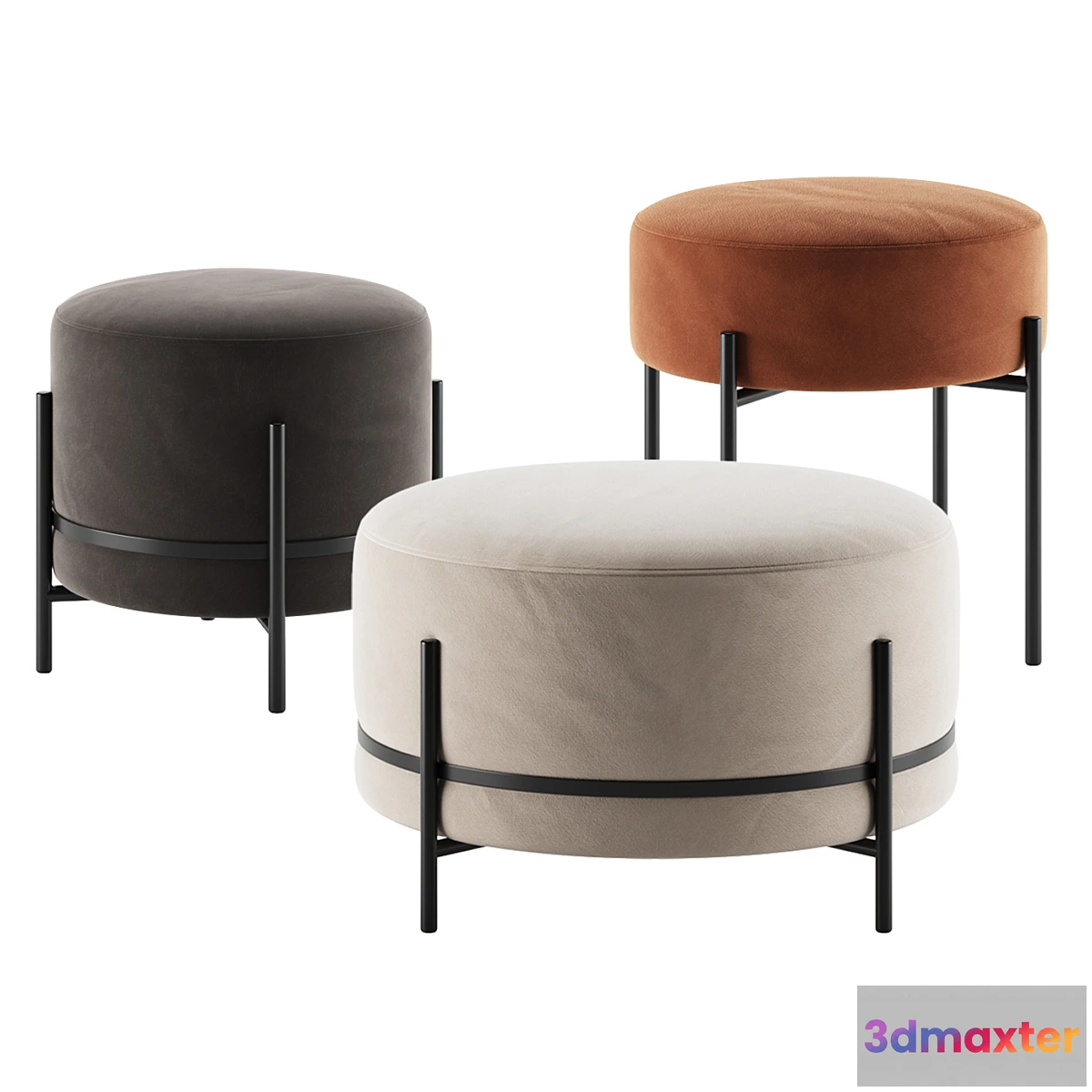 1357123 - BaBa  Pouf by ISKU 3D Max