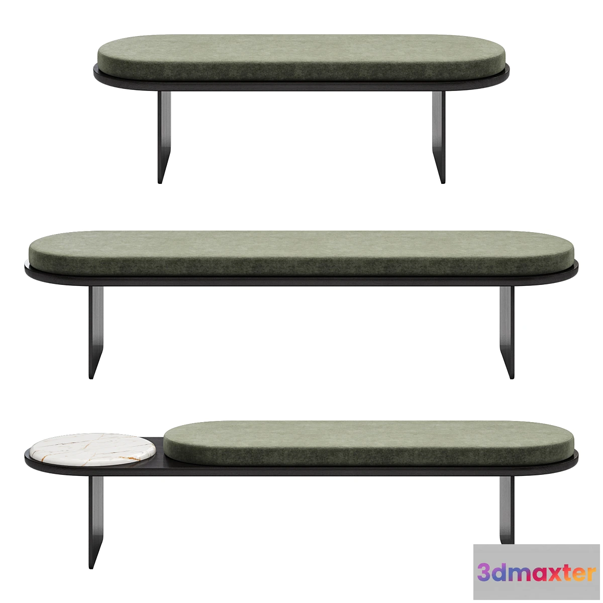 1394296 - Gallotti & radice sensei bench 3D Max