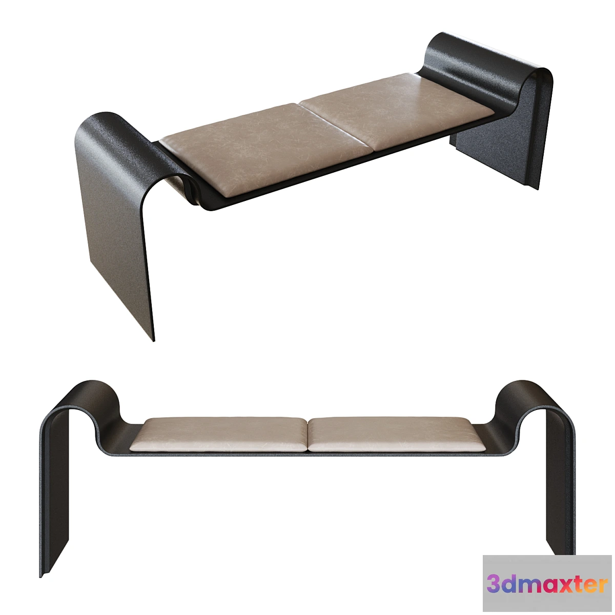 1395976 - Asa Pingree Monarch Bench 3D Max