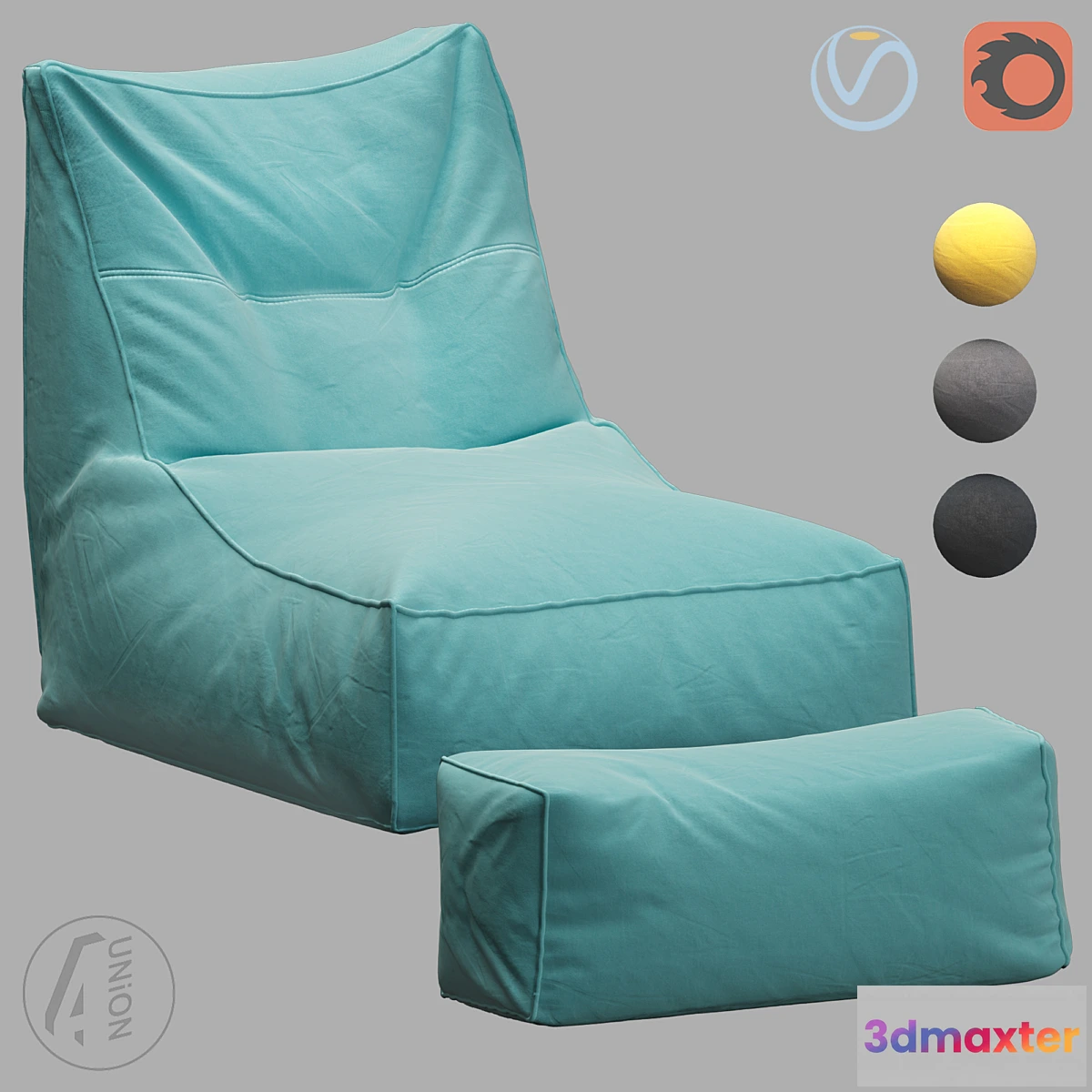 1406324 - Armchair K0047 4Union.ru 3D Max