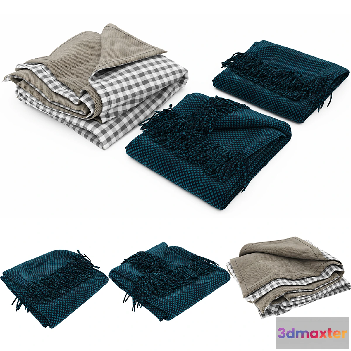 1410774 - Blanket collection 04 3D Max