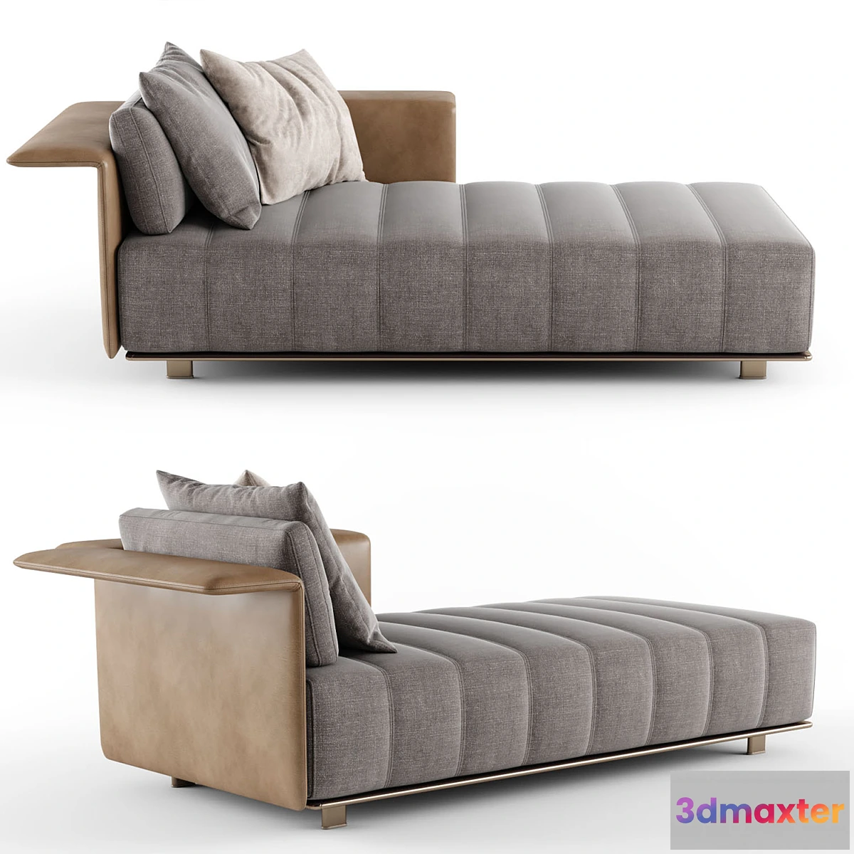 1414846 - Minotti FREEMAN Chaise Longue_03 3D Max