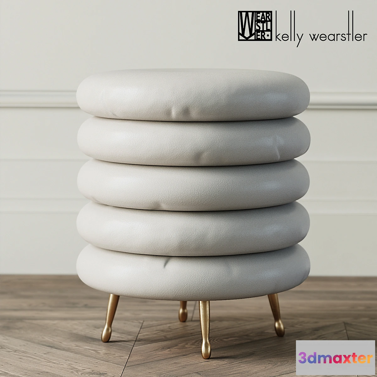1415244 - LAUREL STOOL by Kelly Wearstler 3D Max