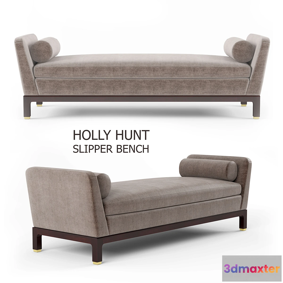1415300 - Holly Hunt SLIPPER BENCH 3D Max