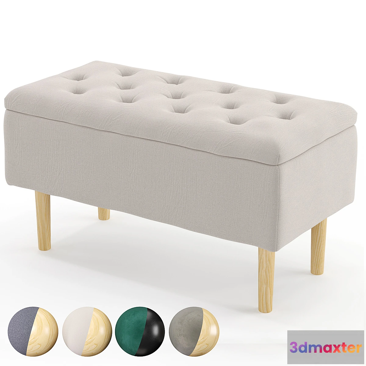 1419050 - Halmar Cleo Bench 3D Max