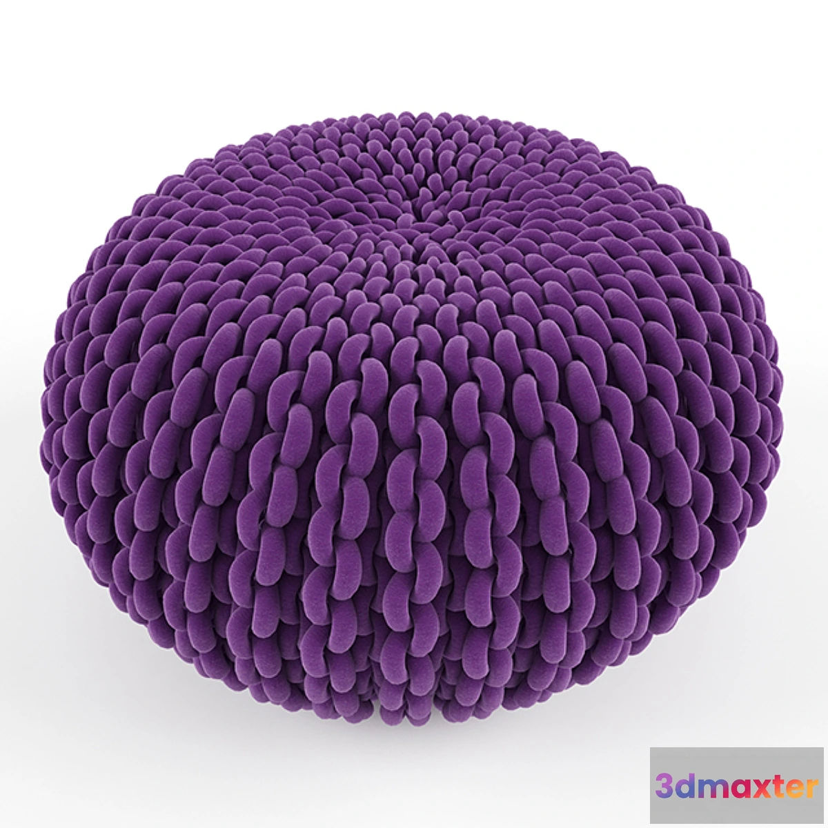 1420694 - Oasis Knitted Pouf 3D Max