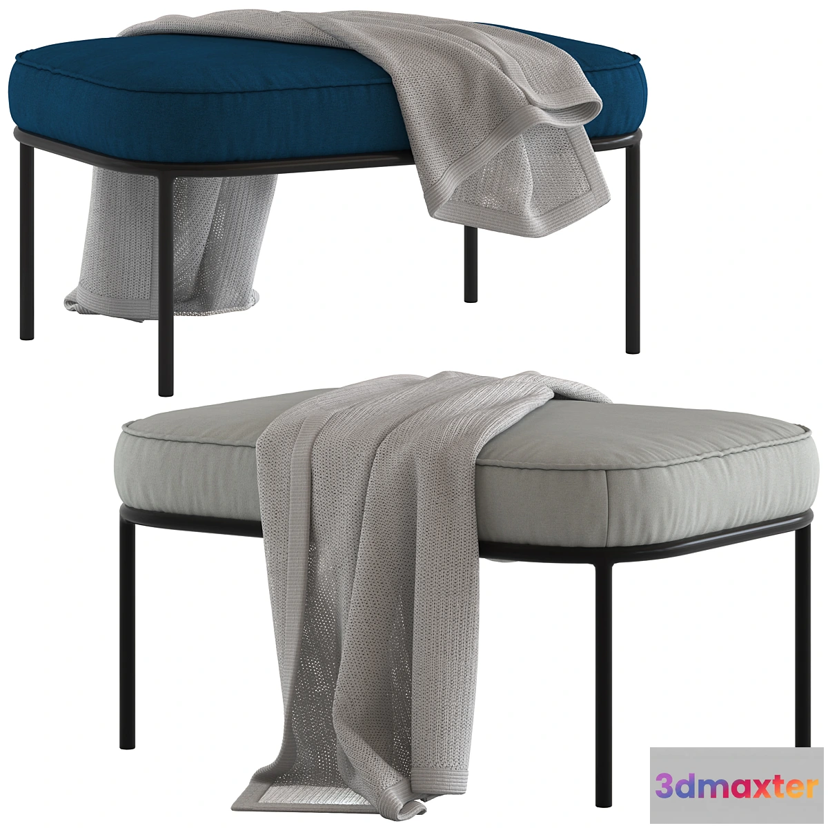 1420932 - Innova Australia Trax Footstool 3D Max