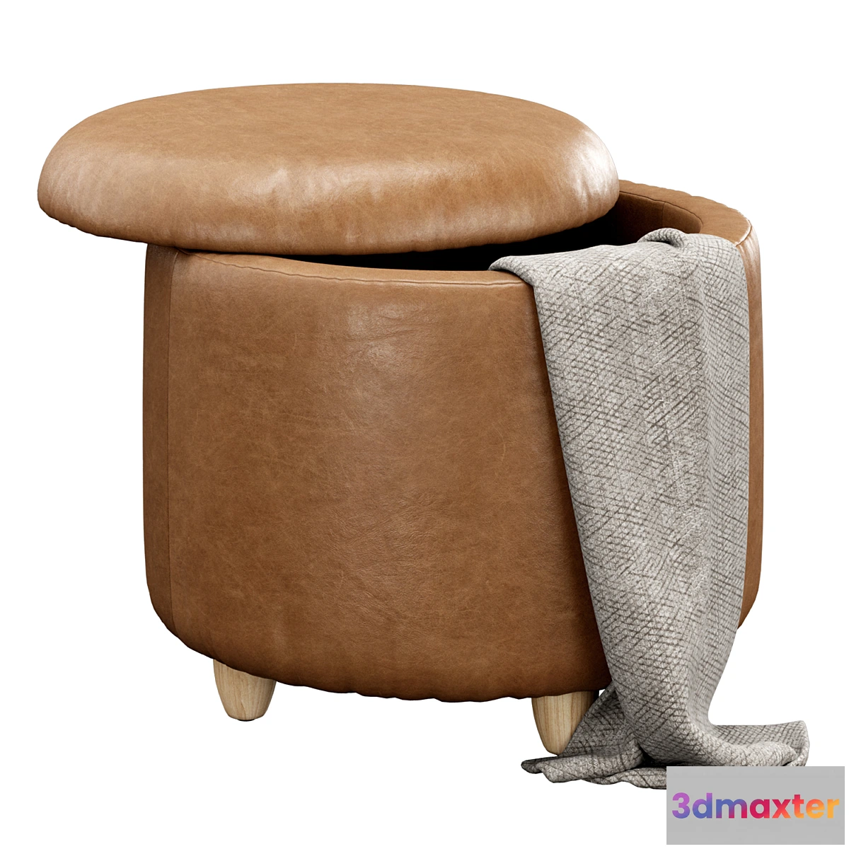 1421938 - Louise Storage Ottoman set 3D Max