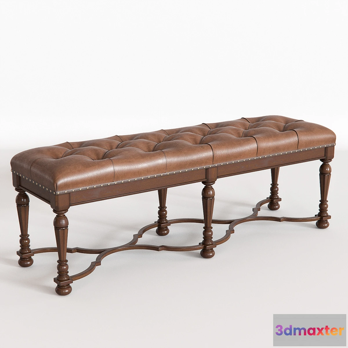 1425212 - FINE FURNITURE DESIGN Tufted Bed Bench 3D Max