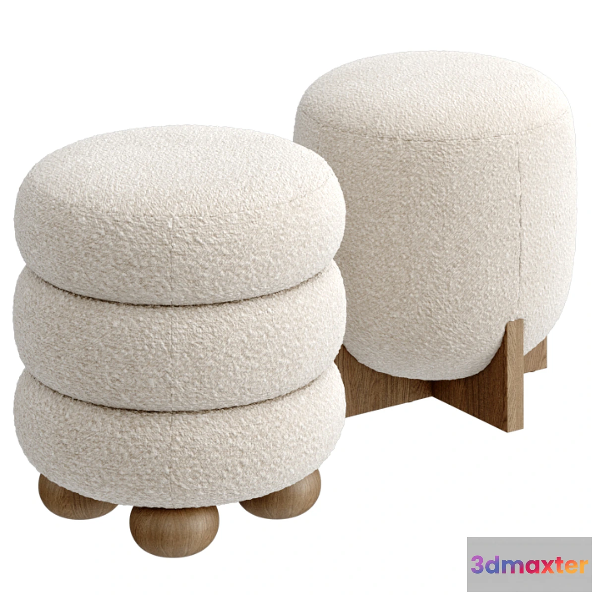 1425966 - Eldon Stool & Tetbury Stool 3D Max
