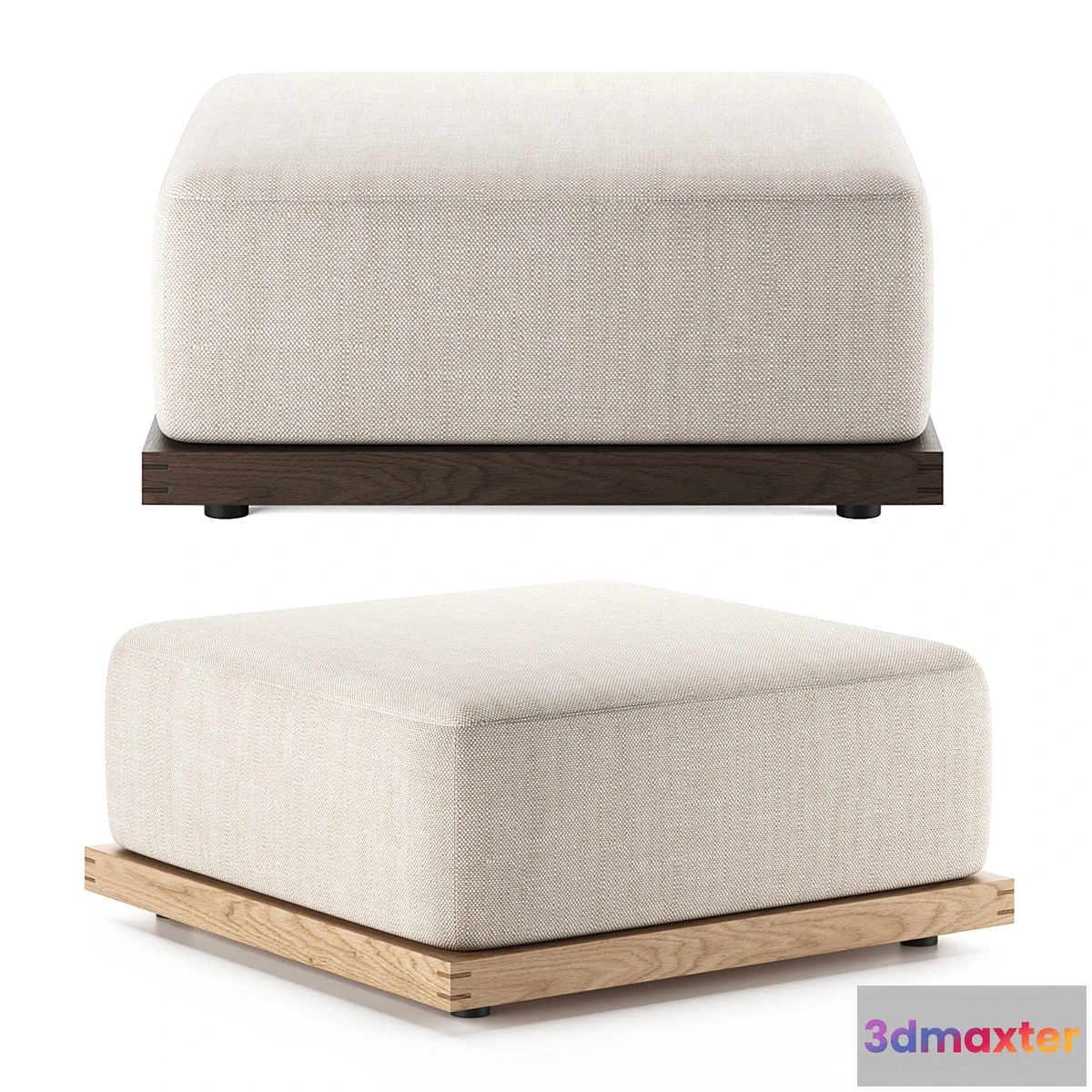 1427574 - N-S02 Ottoman by Karimoku Case Study 3D Max