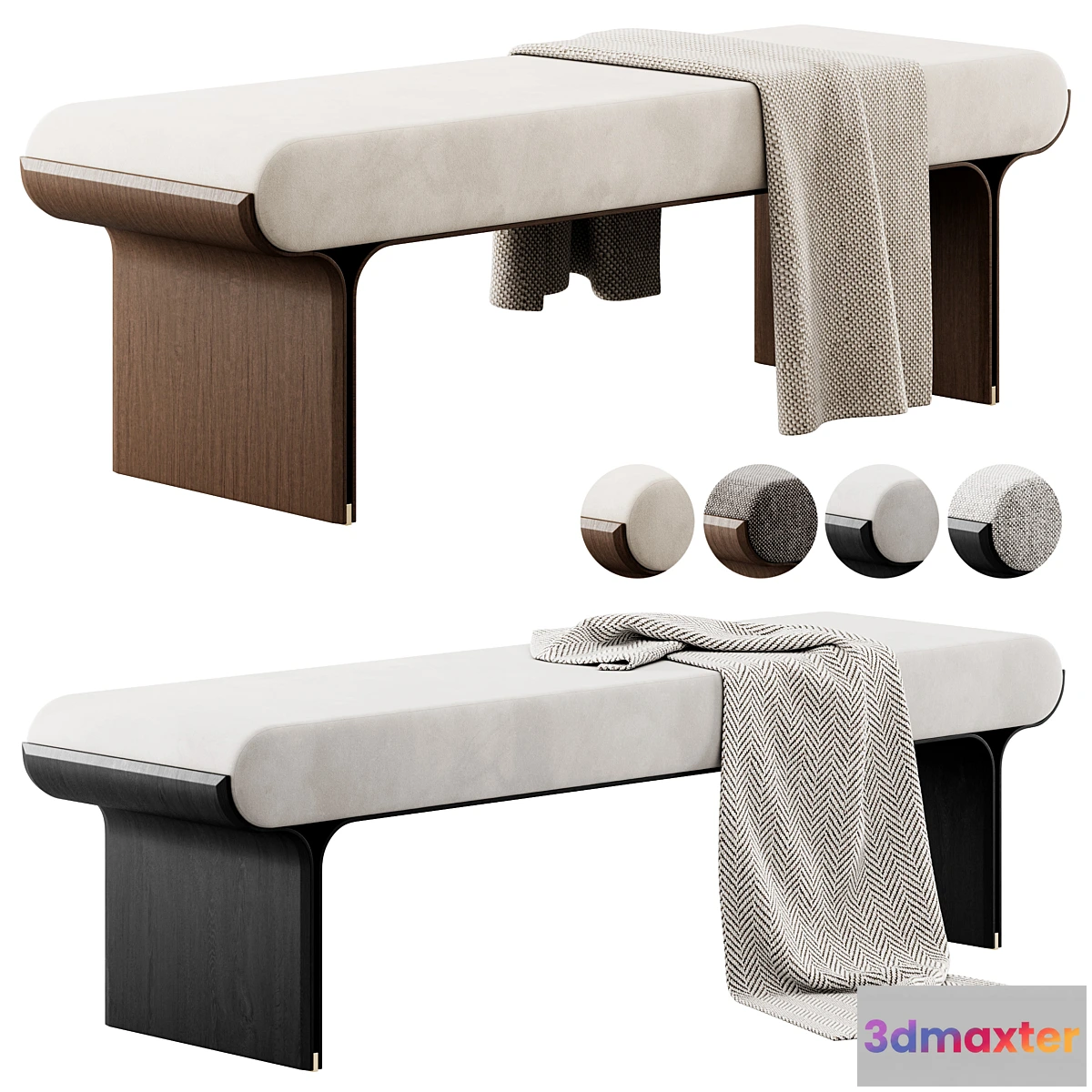 1428654 - Bench Stami By Gallotti & Radice 3D Max
