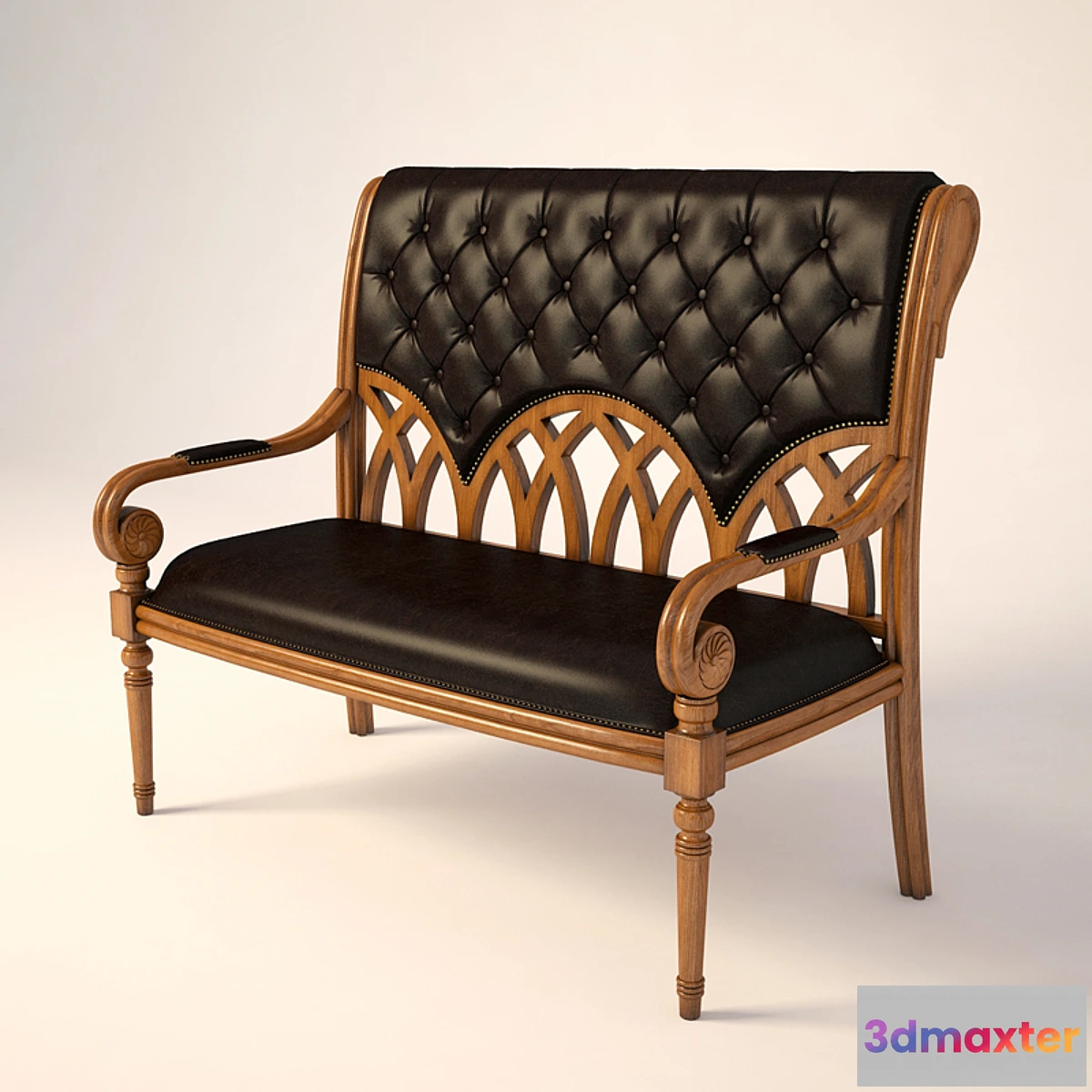 1429064 - banquette TUDOR 3D Max