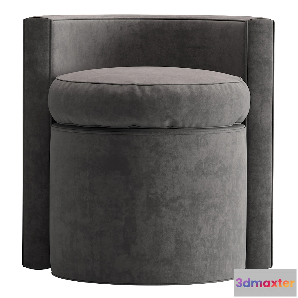 1436250 - Pouf Stool Arcadia 113161 eichholtz idcollection 3D Max