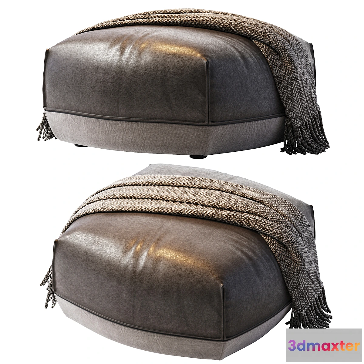 1436636 - Brioni Medium Pouf 3D Max
