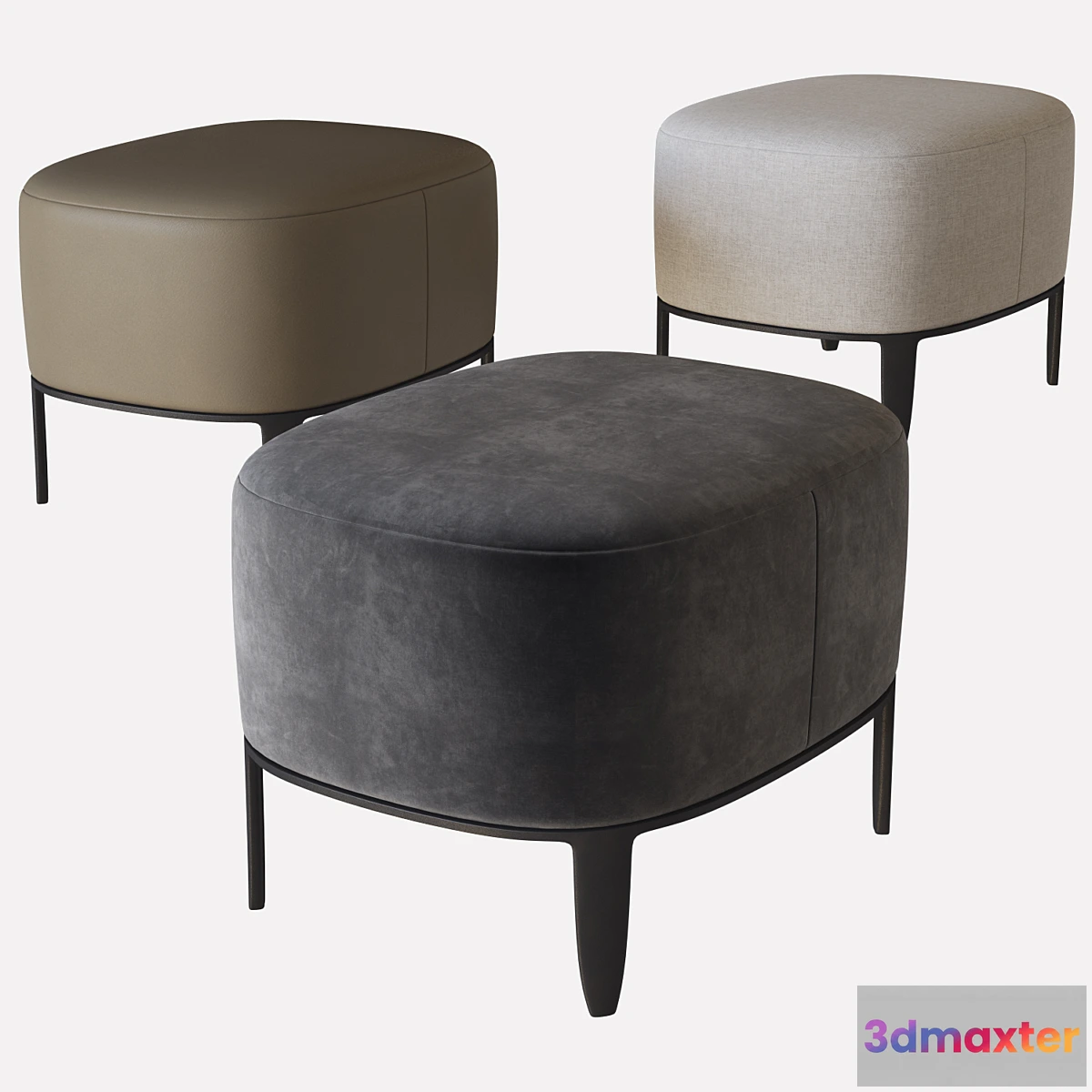 1436750 - gentleman pouf poliform 3D Max