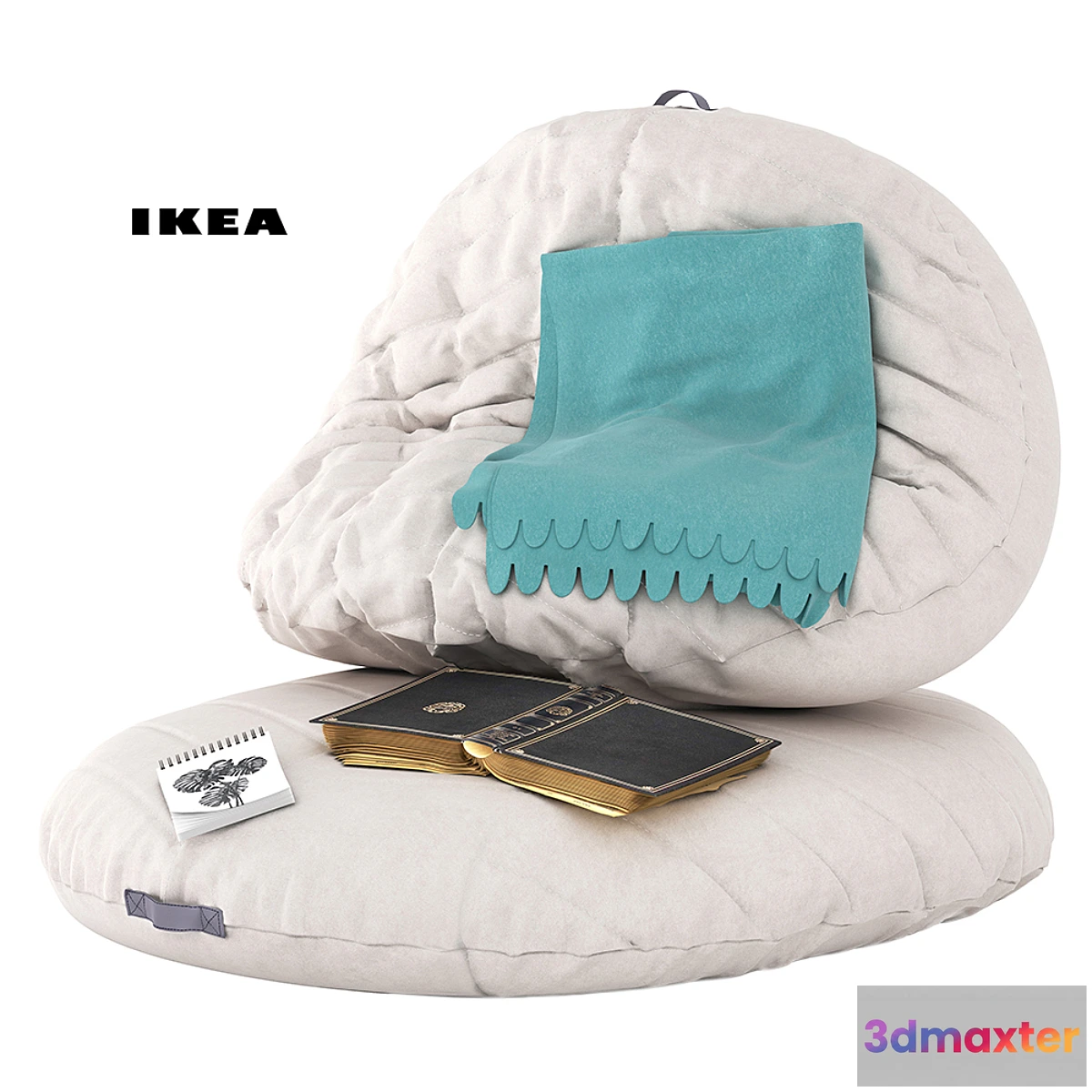 1440320 - Digult Pouf IKEA 3D Max