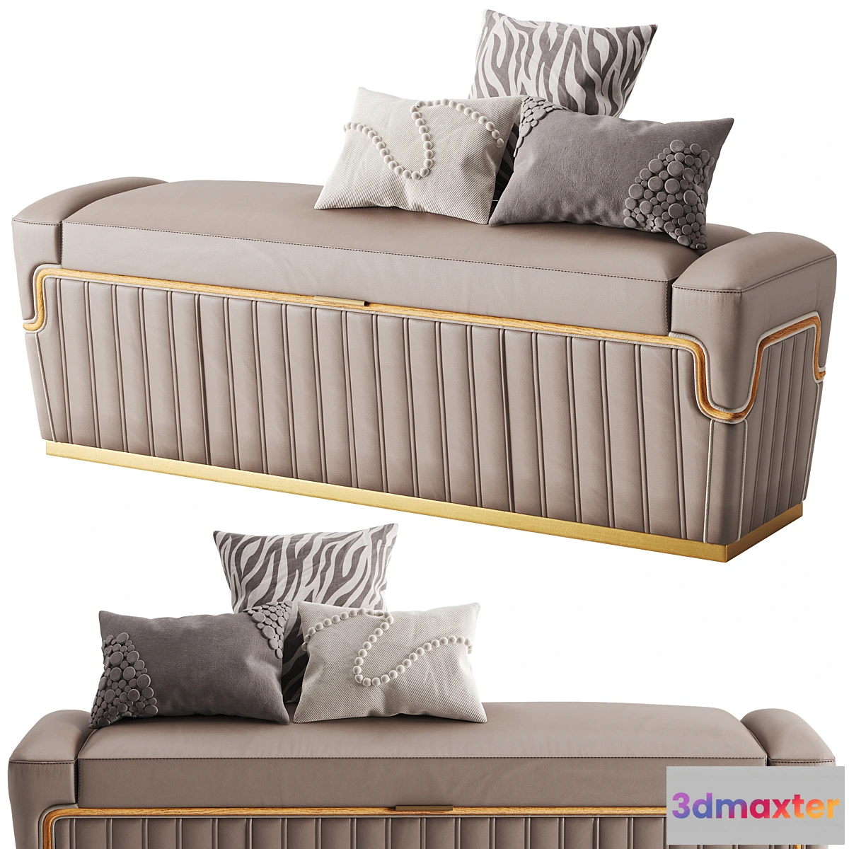 1444798 - Theodore Alexander Vaughn bench 3D Max