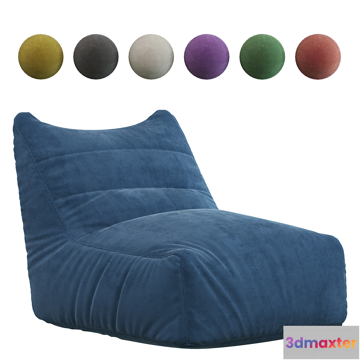 1445738 - Levi bean bag chair 3D Max