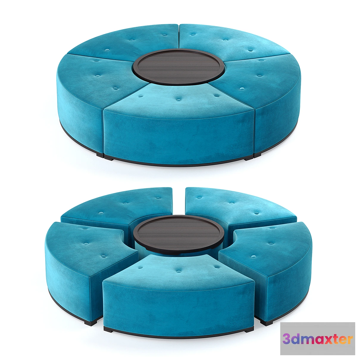1446034 - Quinto Footstool 3D Max