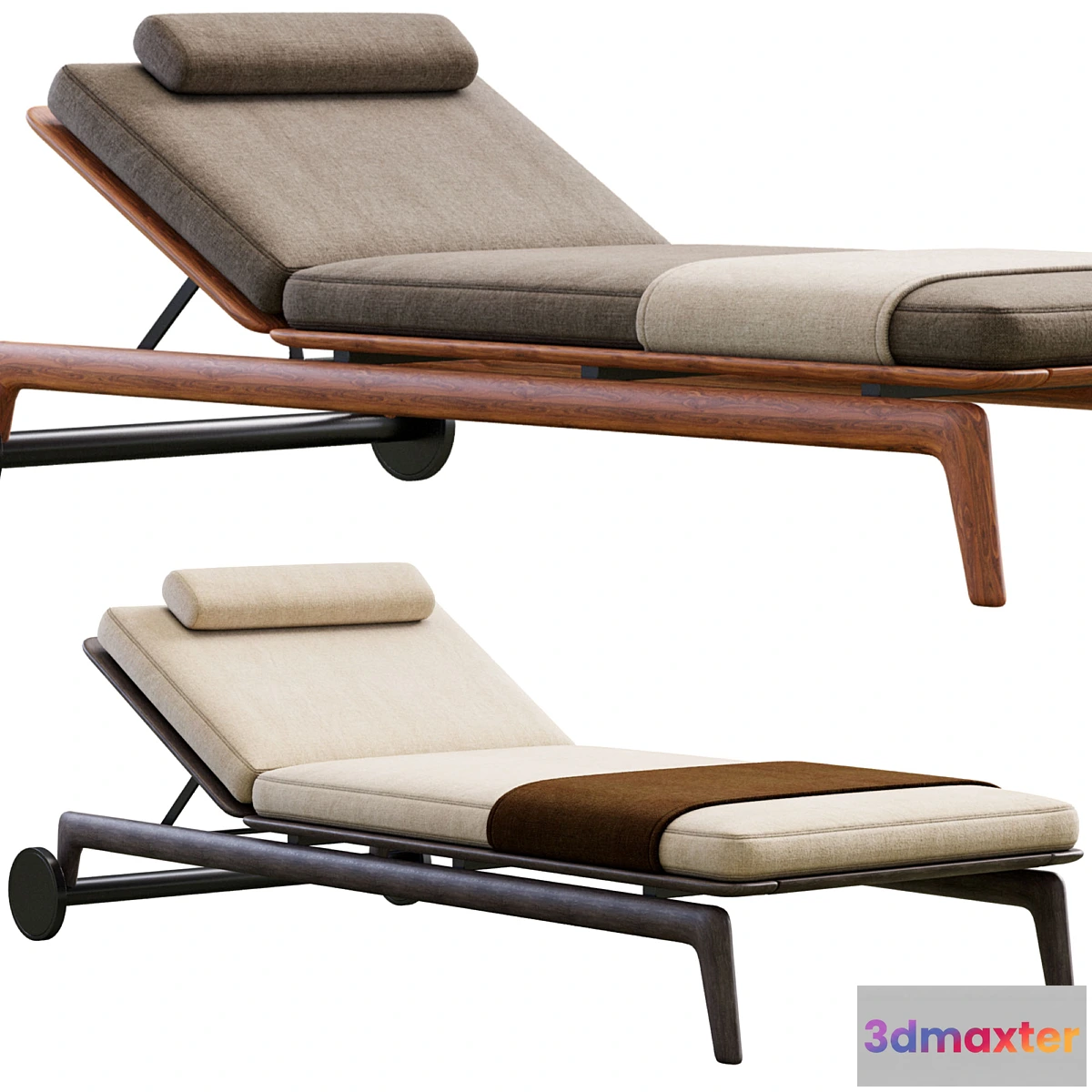 1446670 - Sunbed Mangolia By Poliform 3D Max