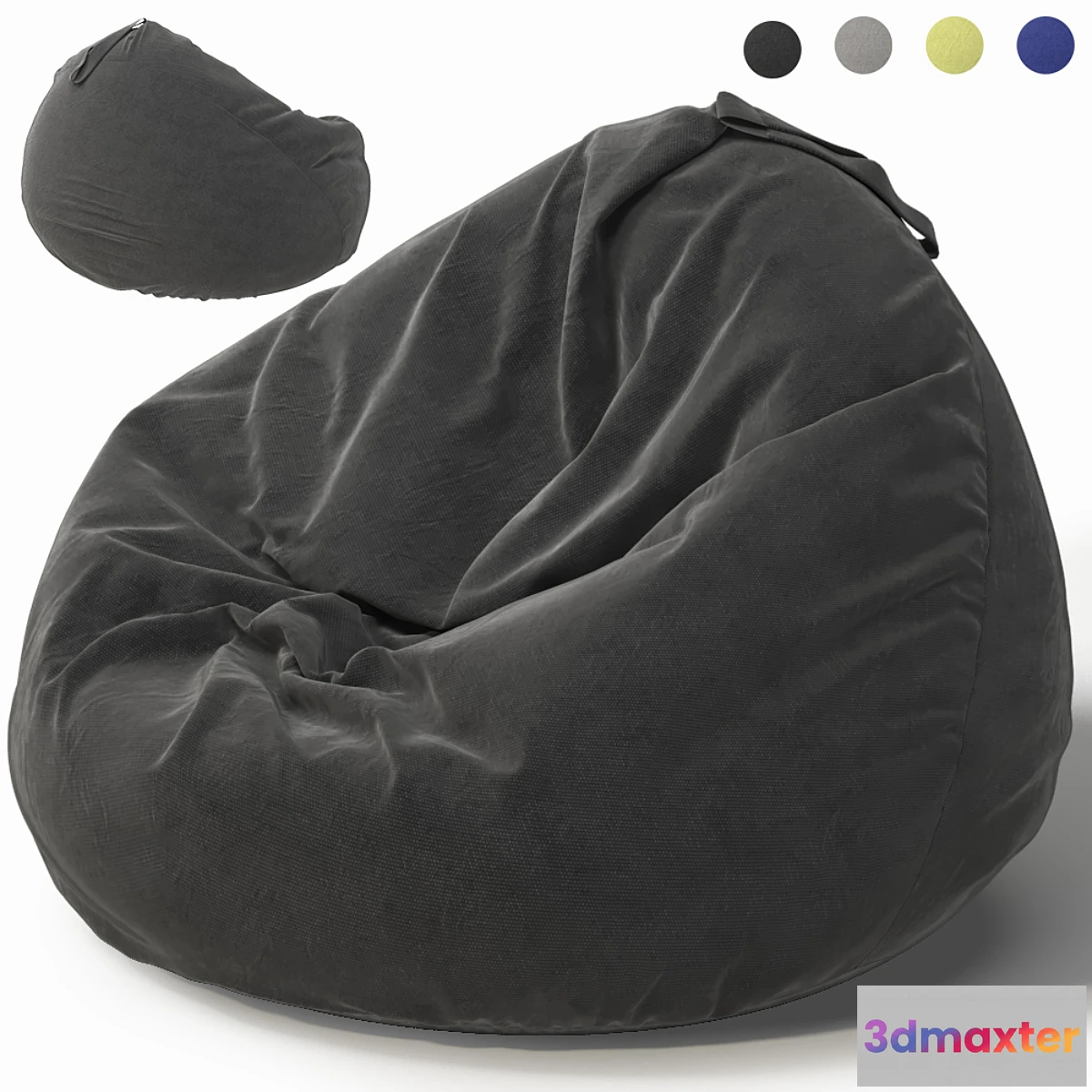 1449510 - Bag chair 3D Max