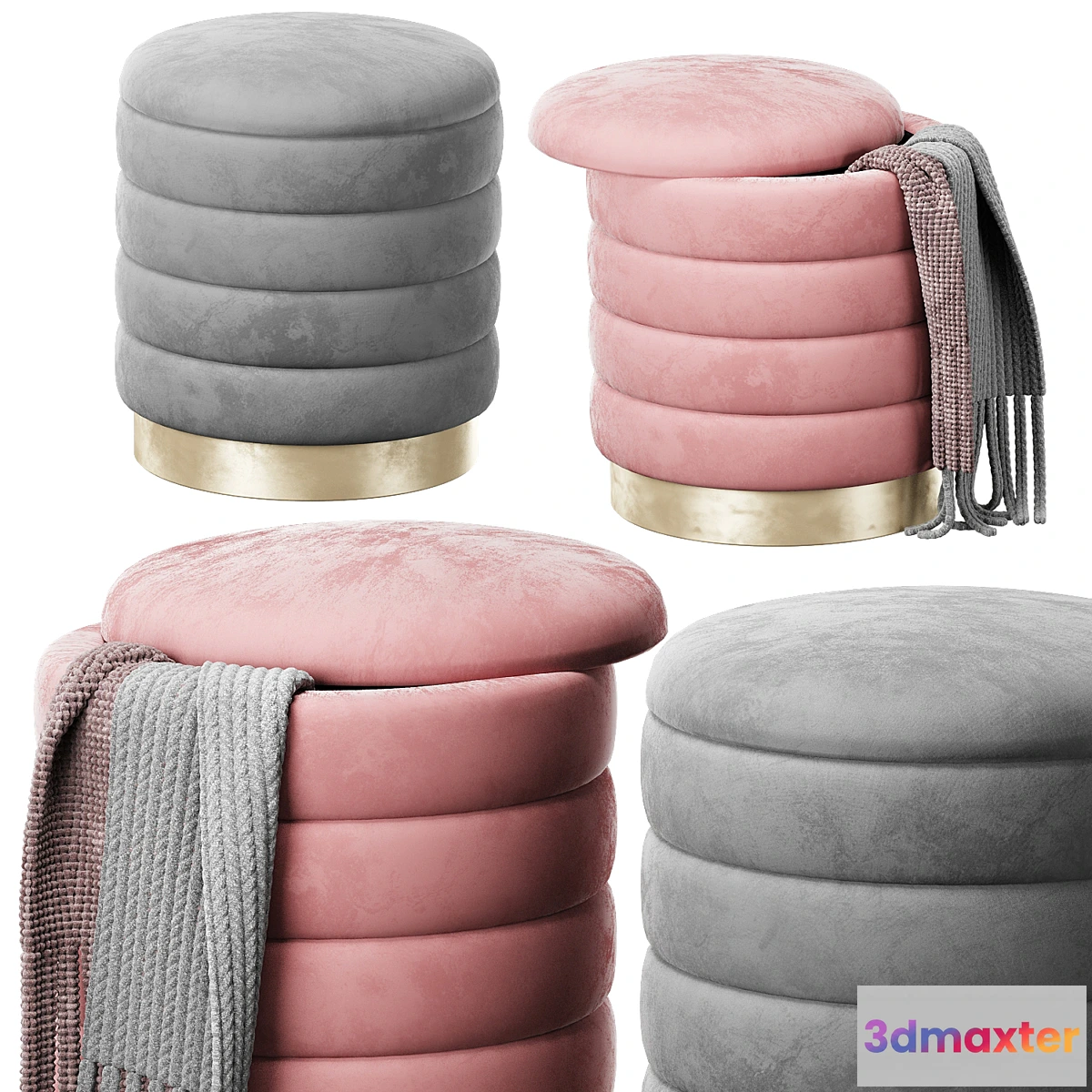 1451892 - pouffe Dallas myinterno 3D Max