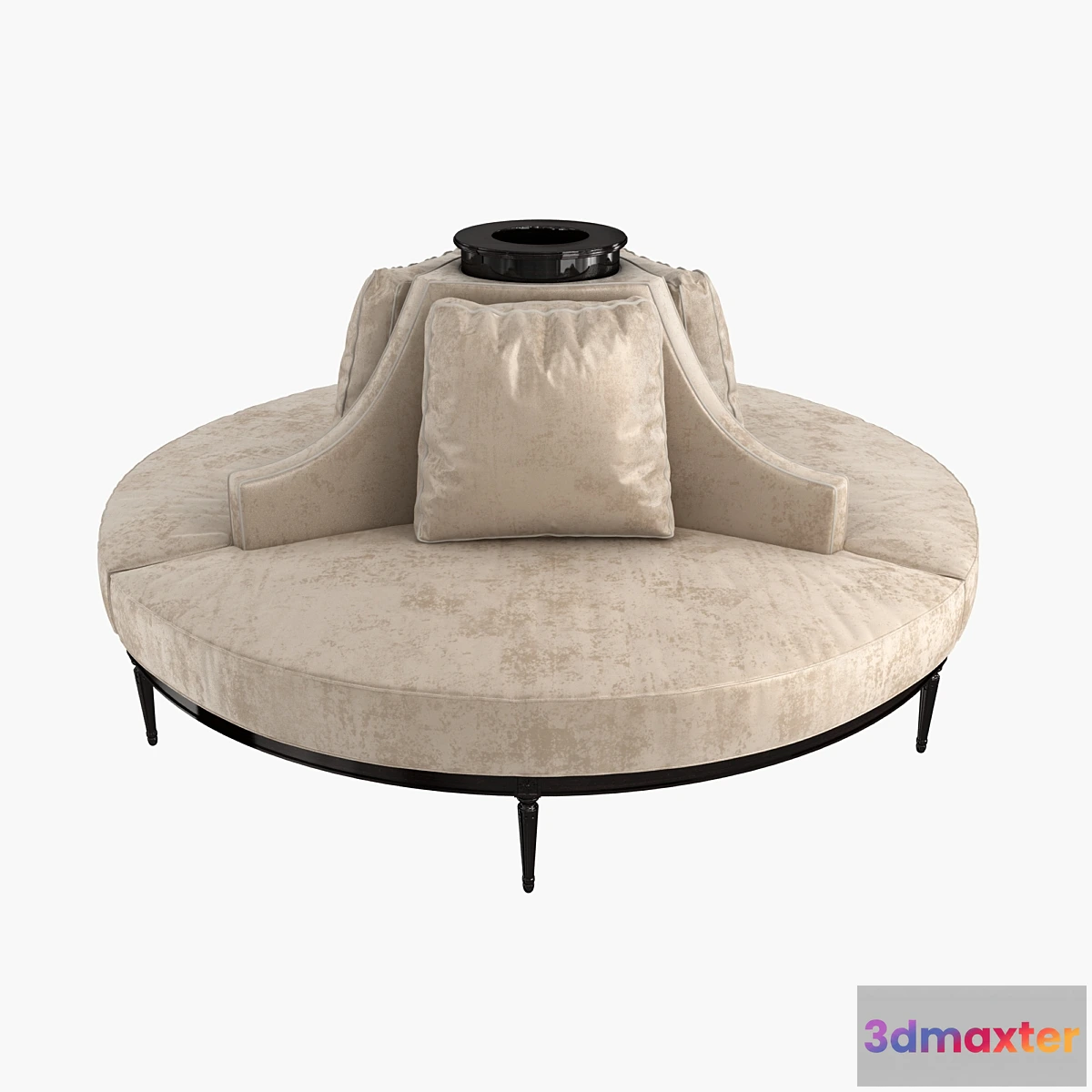 1452414 - Custom Hand Made Center Round Settee Banquette Sofa 3D Max