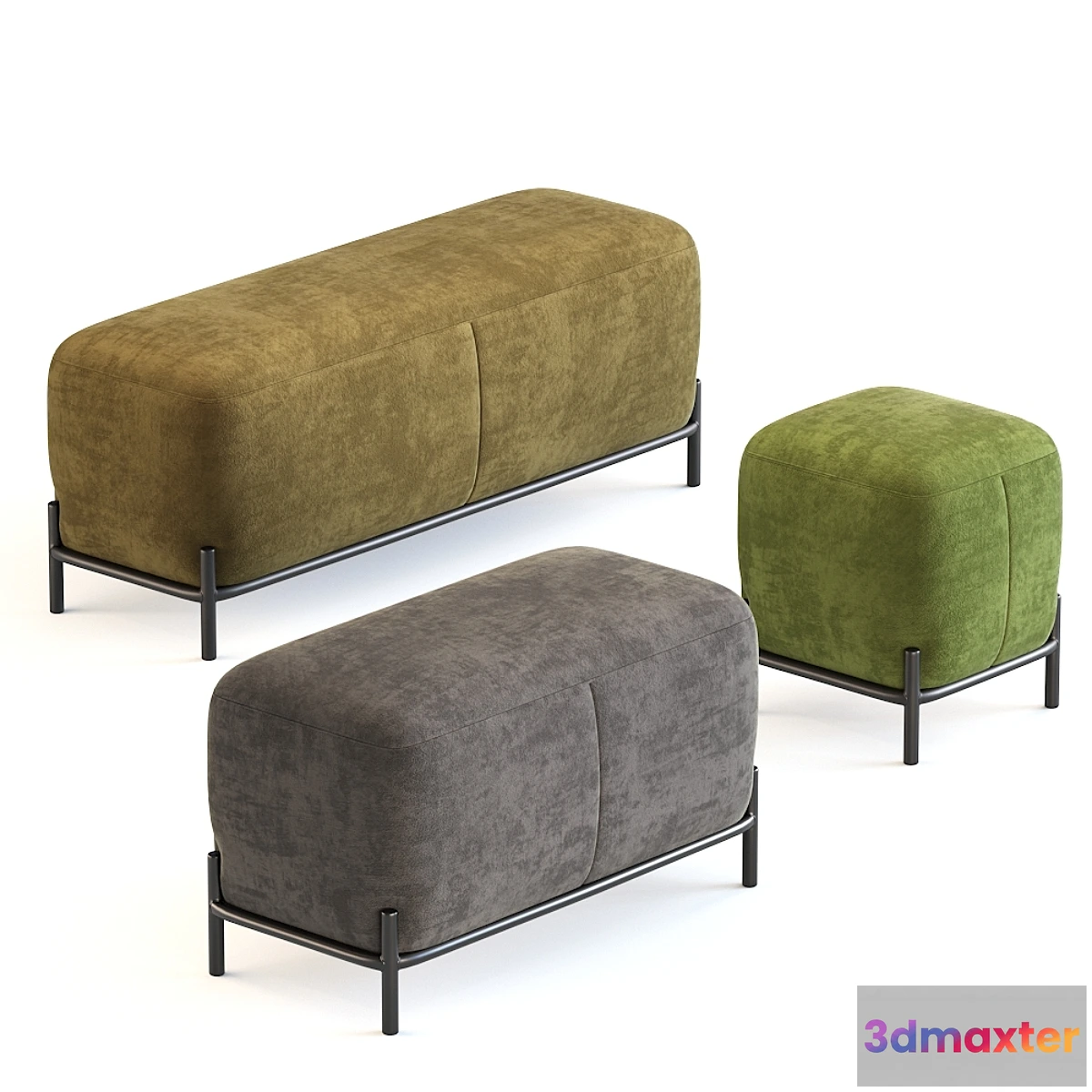 1453732 - Puff pawai set 3D Max