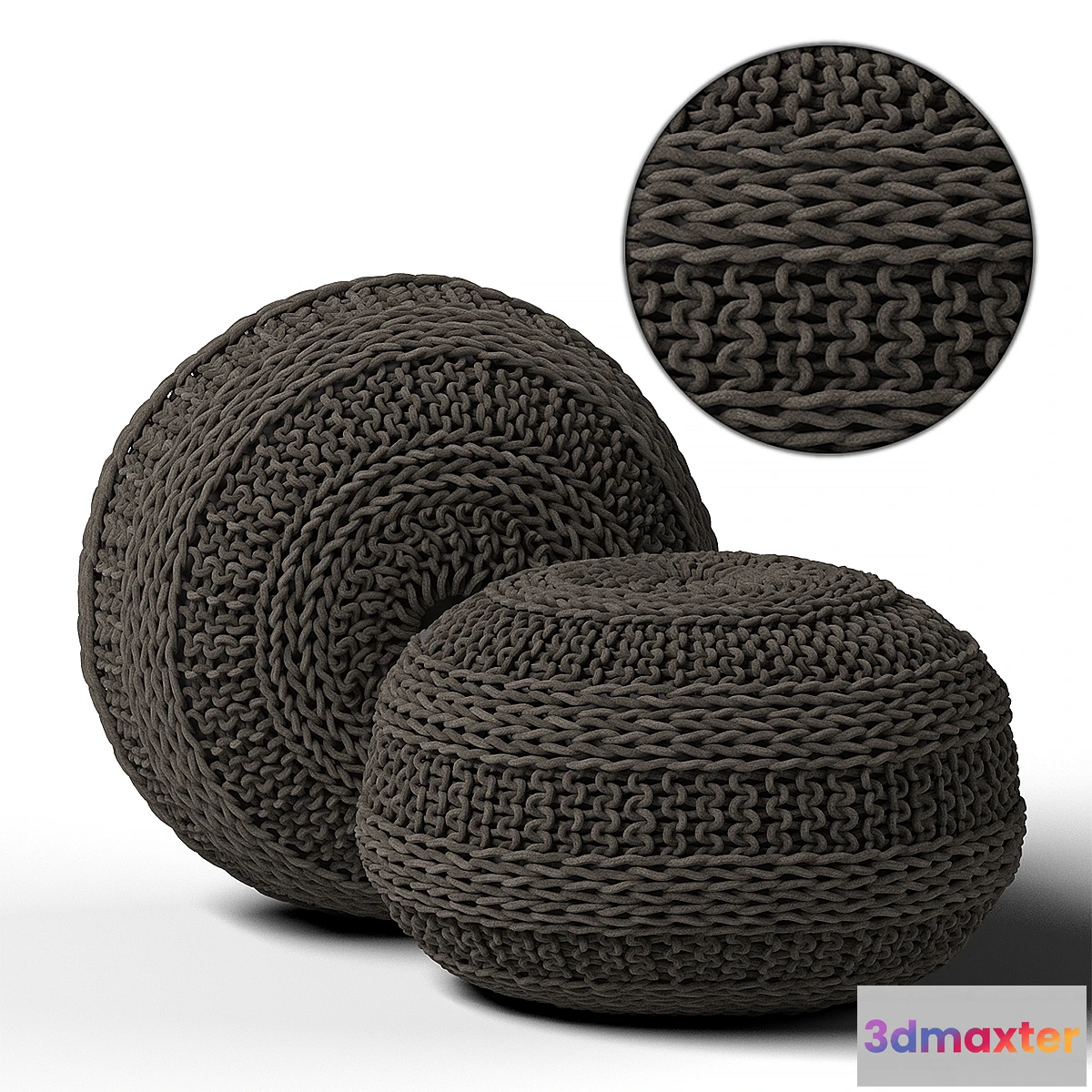 1455922 - Knitted Pouf 3D Max