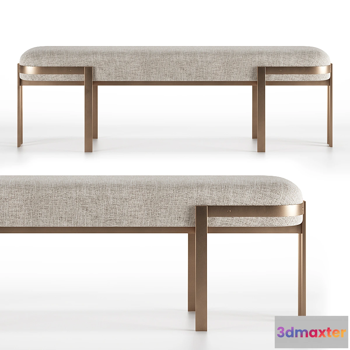 1456162 - Elliot Bench by Kelly Wearstler 3D Max