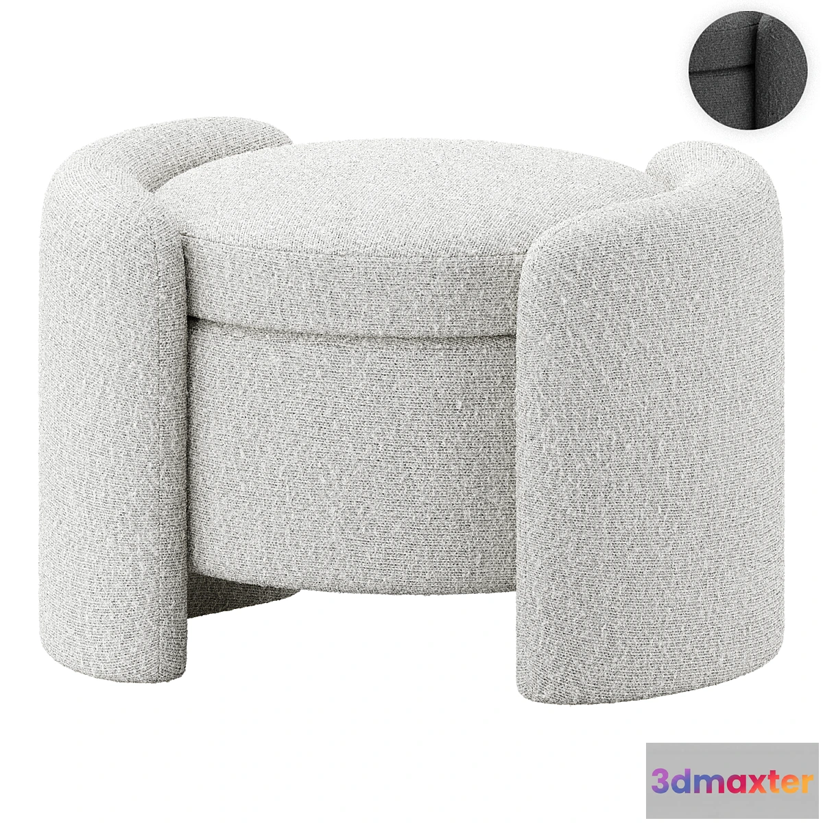 1456766 - Pouffe Nebula by ENGLISH ELM 3D Max