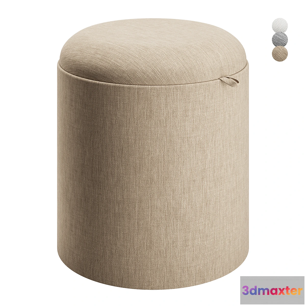 1457068 - Hugge ottoman-table S 3D Max