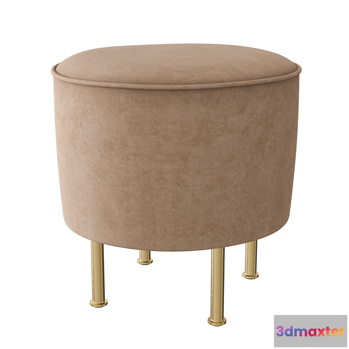 1457640 - Modern line pouffe 3D Max
