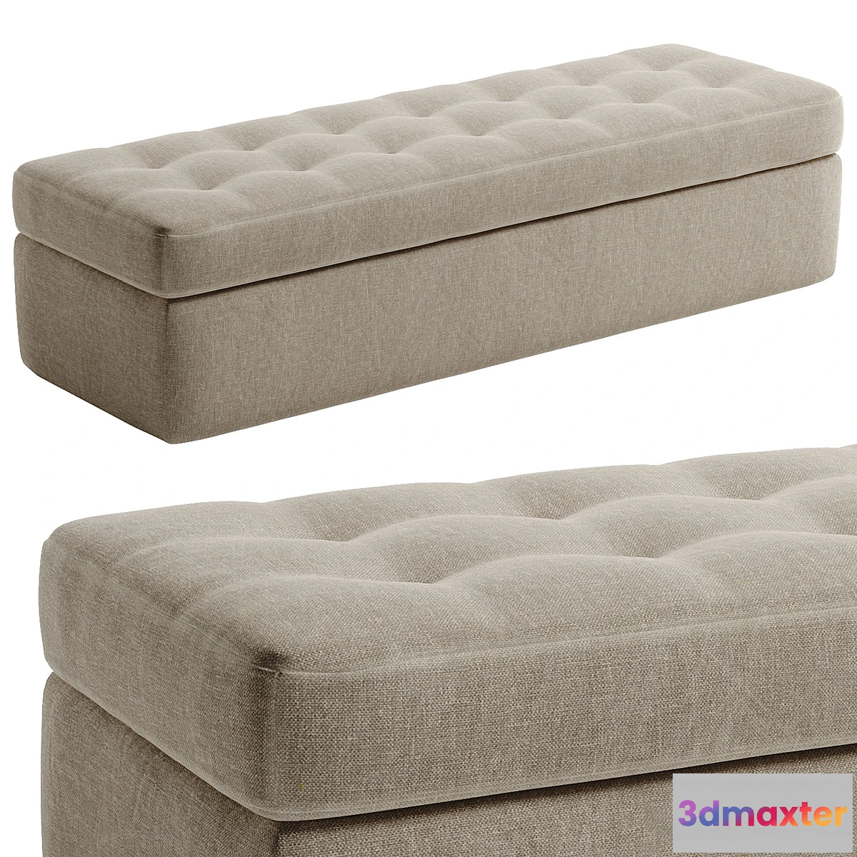 1460204 - Flou Iko Bench 3D Max