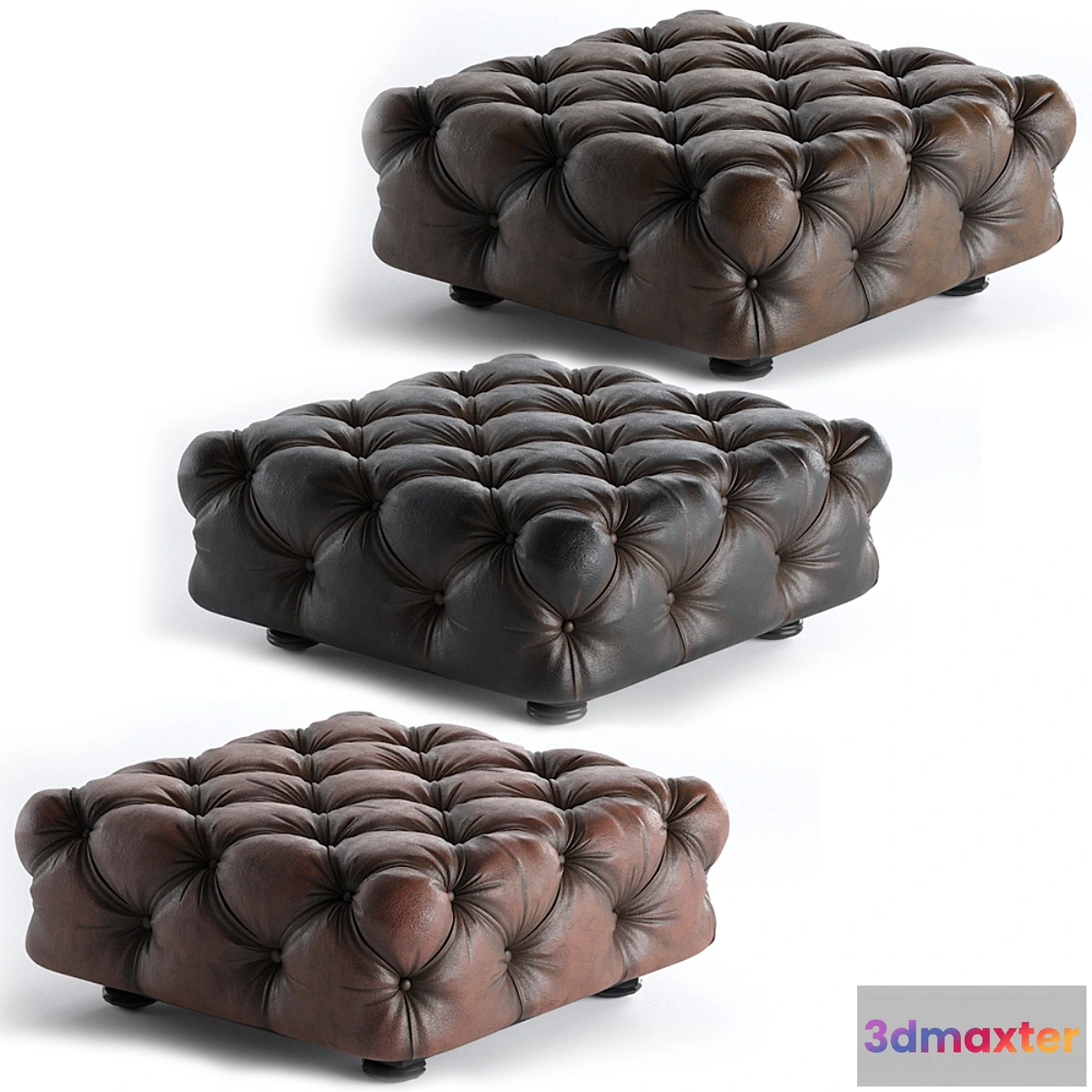 1460234 - Pouf_capitone 3D Max