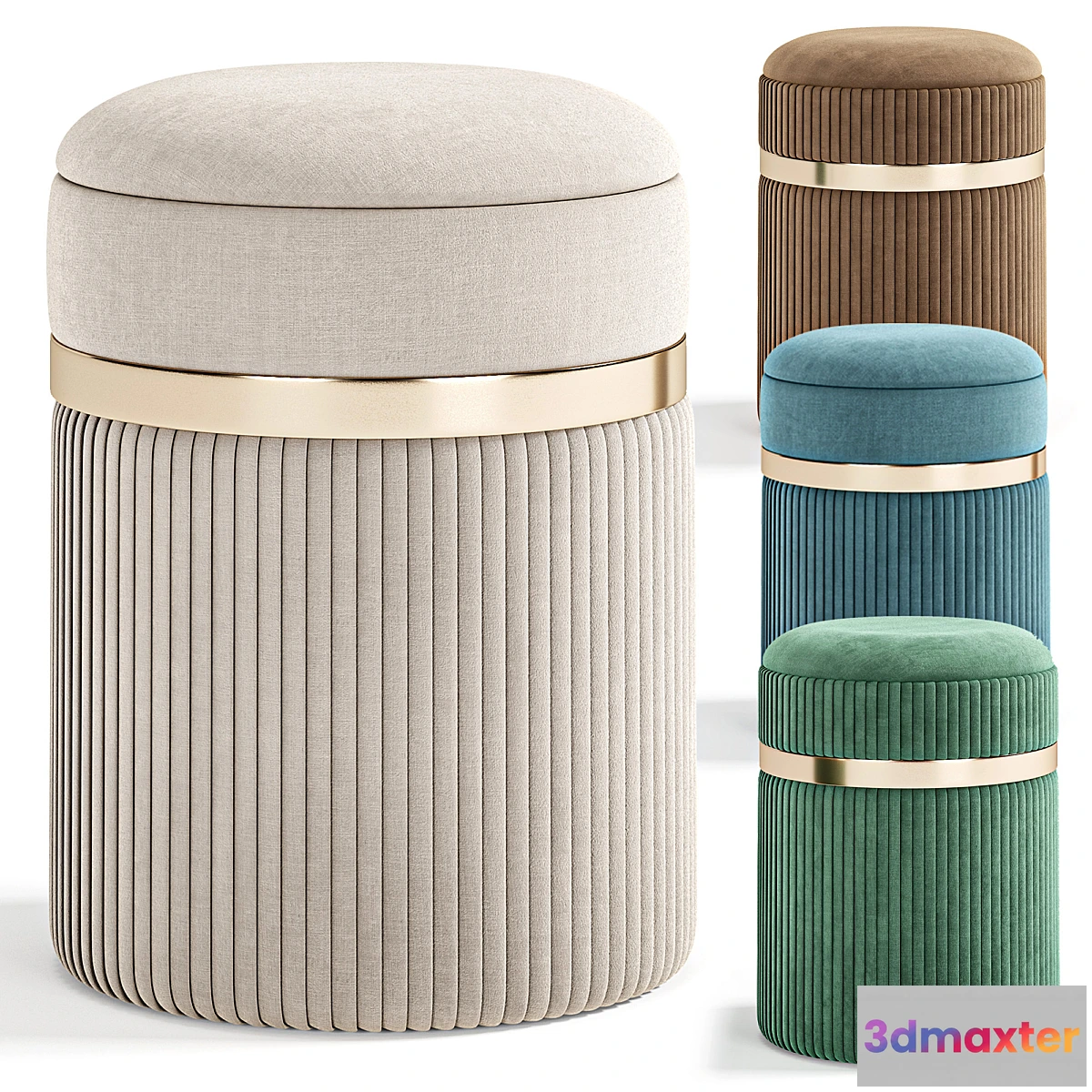1462550 - Pouffe Miranda by Inmyroom 3D Max