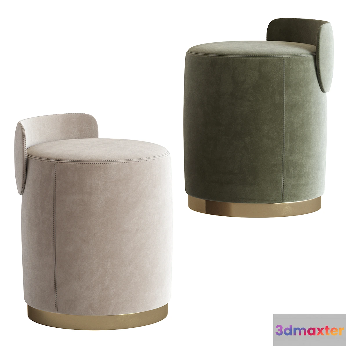1465412 - Pouf Andrew Martin 3D Max